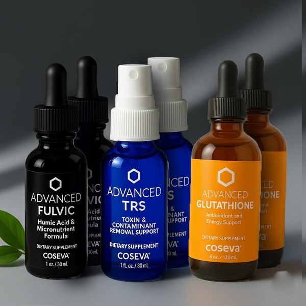 Advanced Fulvic, TRS, and Glutathione – Double Combo Pack of 6